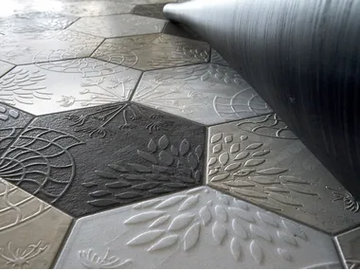 JEUX D’HEXAGONES 144 MIX - Indoor/outdoor marble wall/floor tiles by Lithos Mosaico Italia - view 2